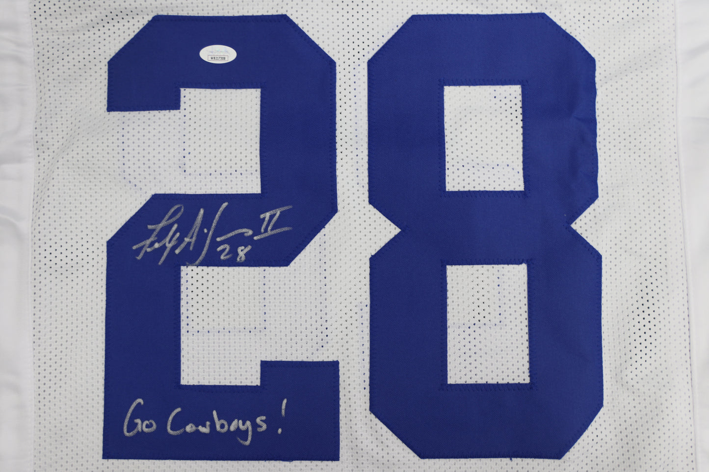 FELIX JONES DALLAS COWBOYS SIGNED JERSEY Razorbacks w/GoCowboys XL JSA
