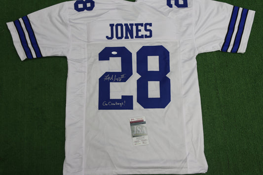 FELIX JONES DALLAS COWBOYS SIGNED JERSEY Razorbacks w/GoCowboys XL JSA