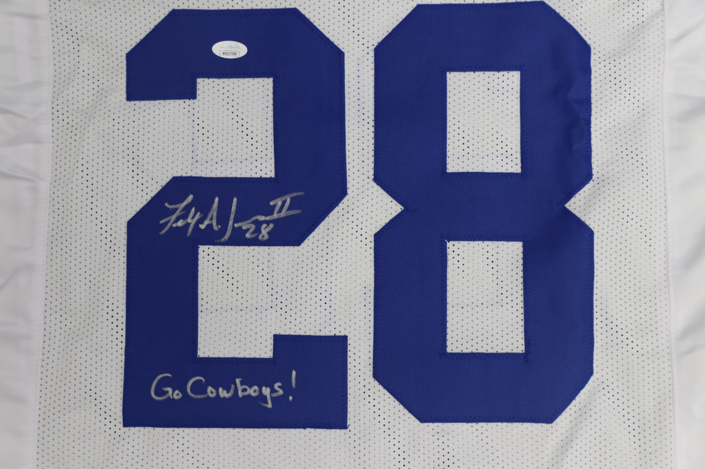 FELIX JONES DALLAS COWBOYS SIGNED JERSEY Razorbacks w/GoCowboys XL JSA