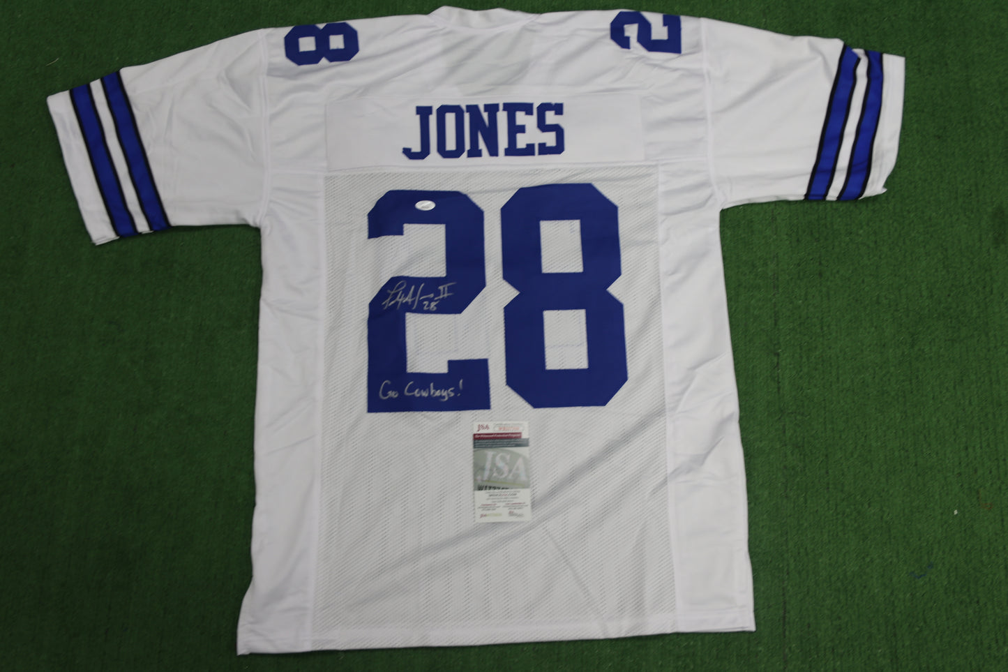 FELIX JONES DALLAS COWBOYS SIGNED JERSEY Razorbacks w/GoCowboys XL JSA