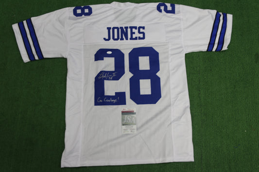 FELIX JONES DALLAS COWBOYS SIGNED JERSEY Razorbacks w/GoCowboys XL JSA