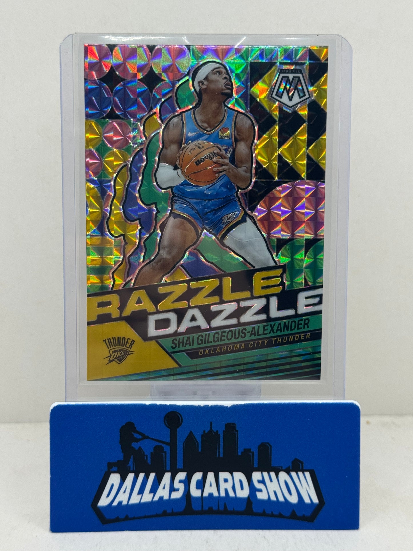 2023-24 Panini Mosaic #5 Shai Gilgeous-Alexander Razzle Dazzle