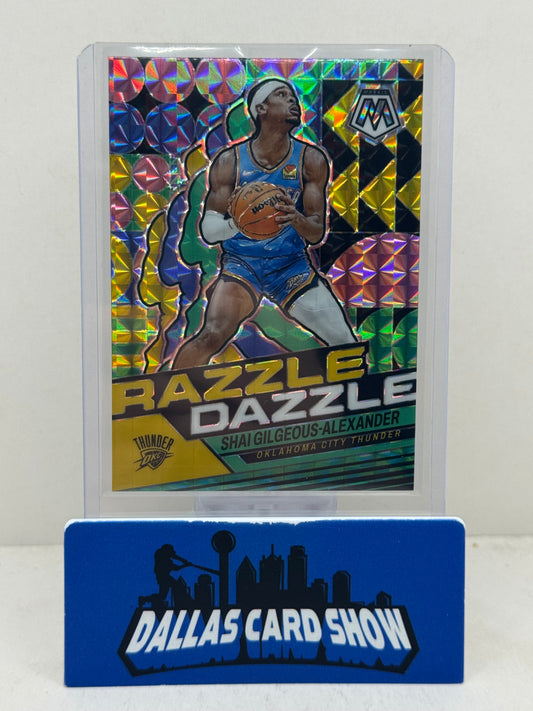 2023-24 Panini Mosaic #5 Shai Gilgeous-Alexander Razzle Dazzle