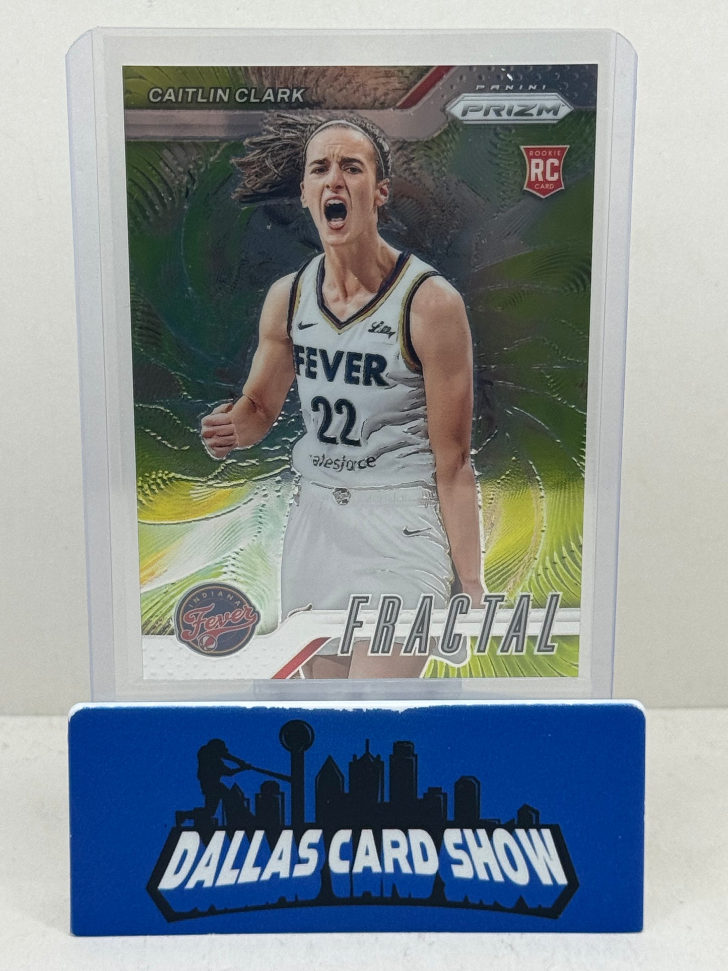2024 Panini Prizm WNBA #1 Caitlin Clark Fractal Rookie RC