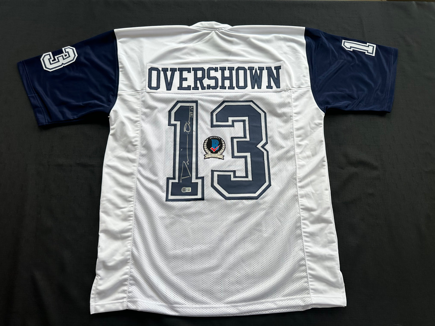 DEMARVION OVERSHOWN SIGNED ALTERNATE GAME JERSEY Dallas Cowboys BAS