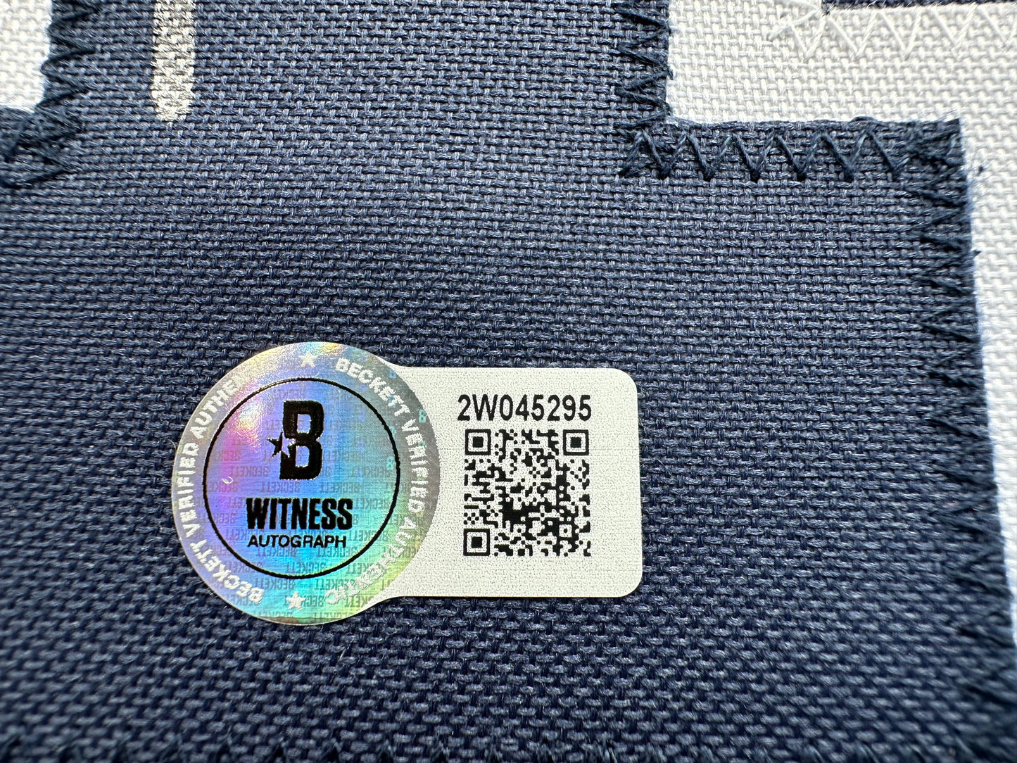 DEMARVION OVERSHOWN SIGNED ALTERNATE GAME JERSEY Dallas Cowboys BAS