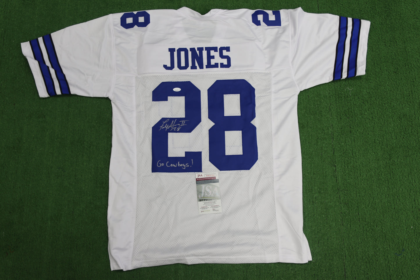 FELIX JONES DALLAS COWBOYS SIGNED JERSEY Razorbacks w/GoCowboys XL JSA
