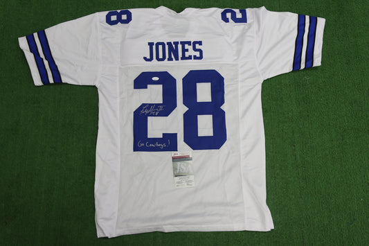 FELIX JONES DALLAS COWBOYS SIGNED JERSEY Razorbacks w/GoCowboys XL JSA
