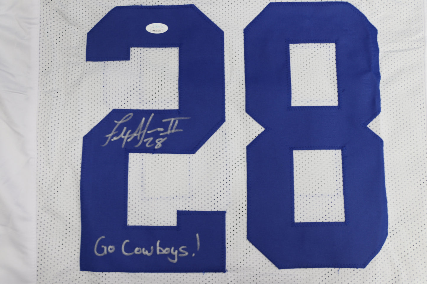 FELIX JONES DALLAS COWBOYS SIGNED JERSEY Razorbacks w/GoCowboys XL JSA