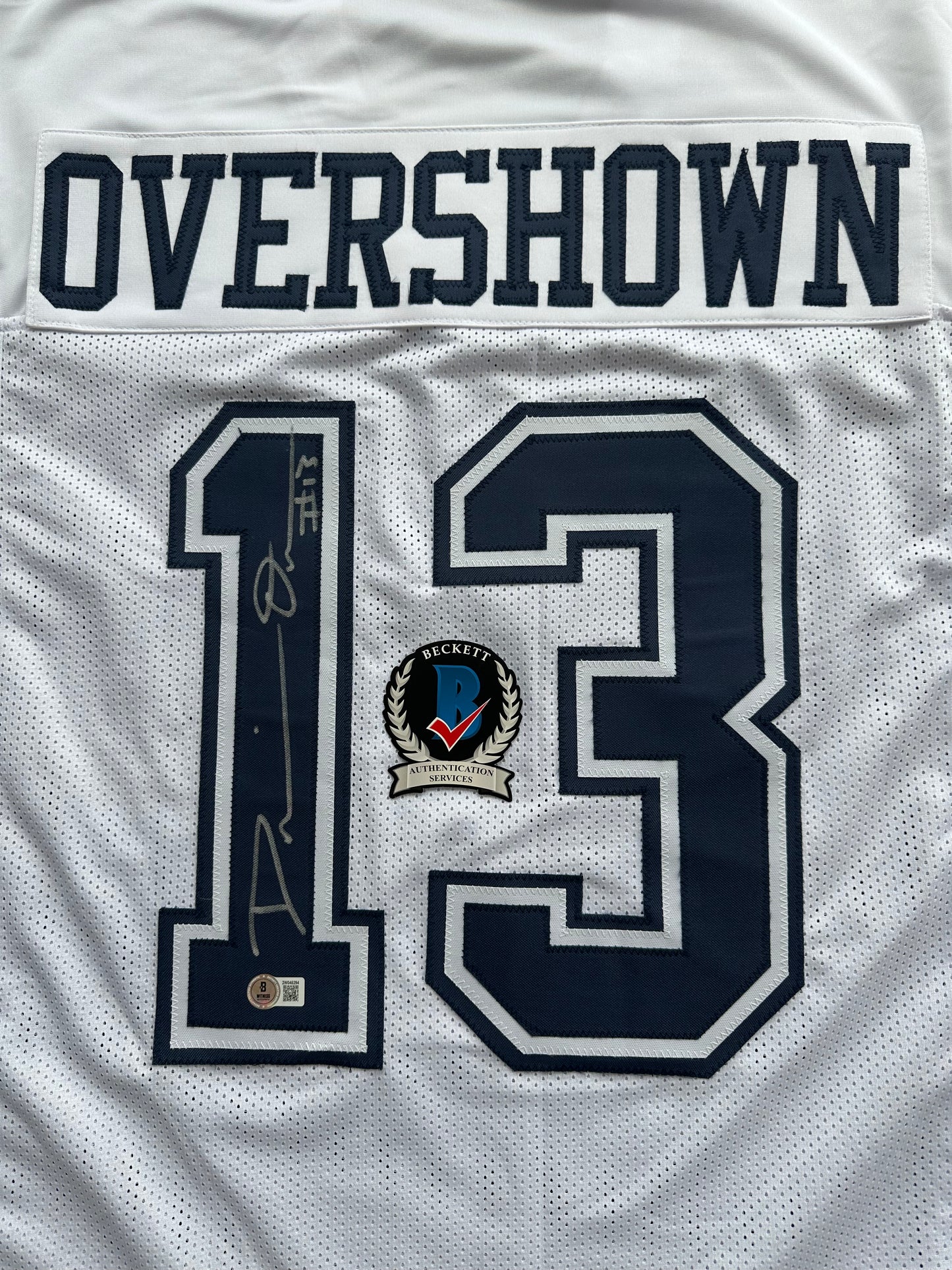 DEMARVION OVERSHOWN SIGNED ALTERNATE GAME JERSEY Dallas Cowboys BAS