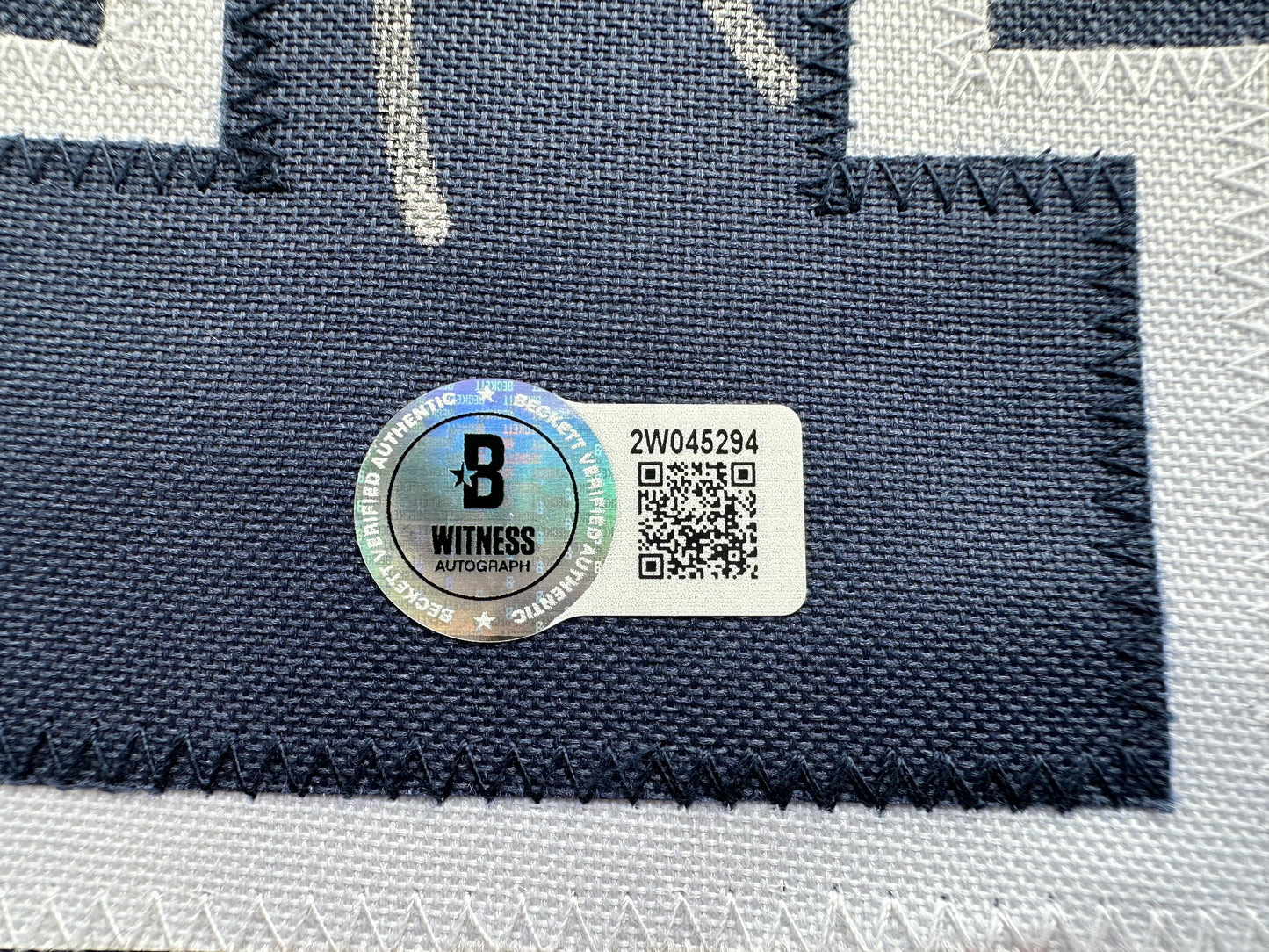 DEMARVION OVERSHOWN SIGNED ALTERNATE GAME JERSEY Dallas Cowboys BAS