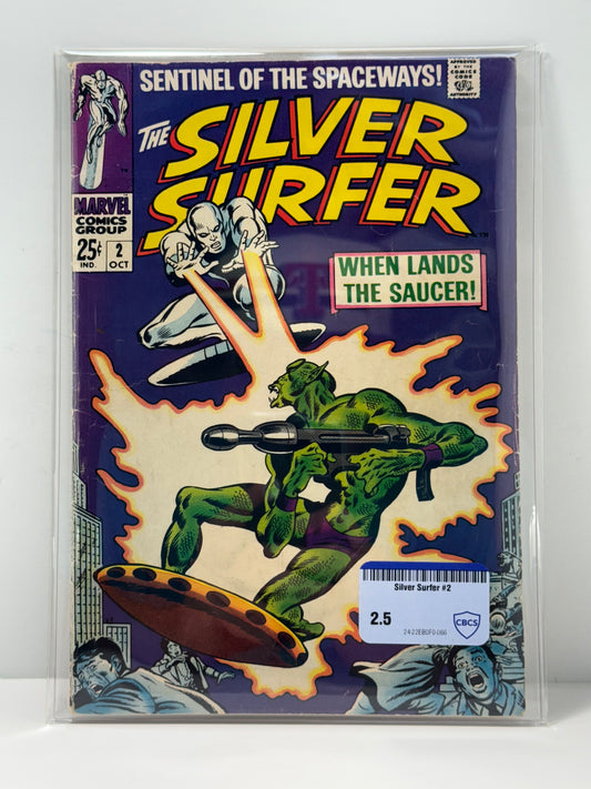 The Silver Surfer #2 Marvel Comics 1968 CBCS Comic Review 2.5
