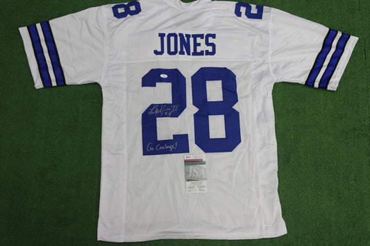 FELIX JONES DALLAS COWBOYS SIGNED JERSEY Razorbacks w/GoCowboys XL JSA