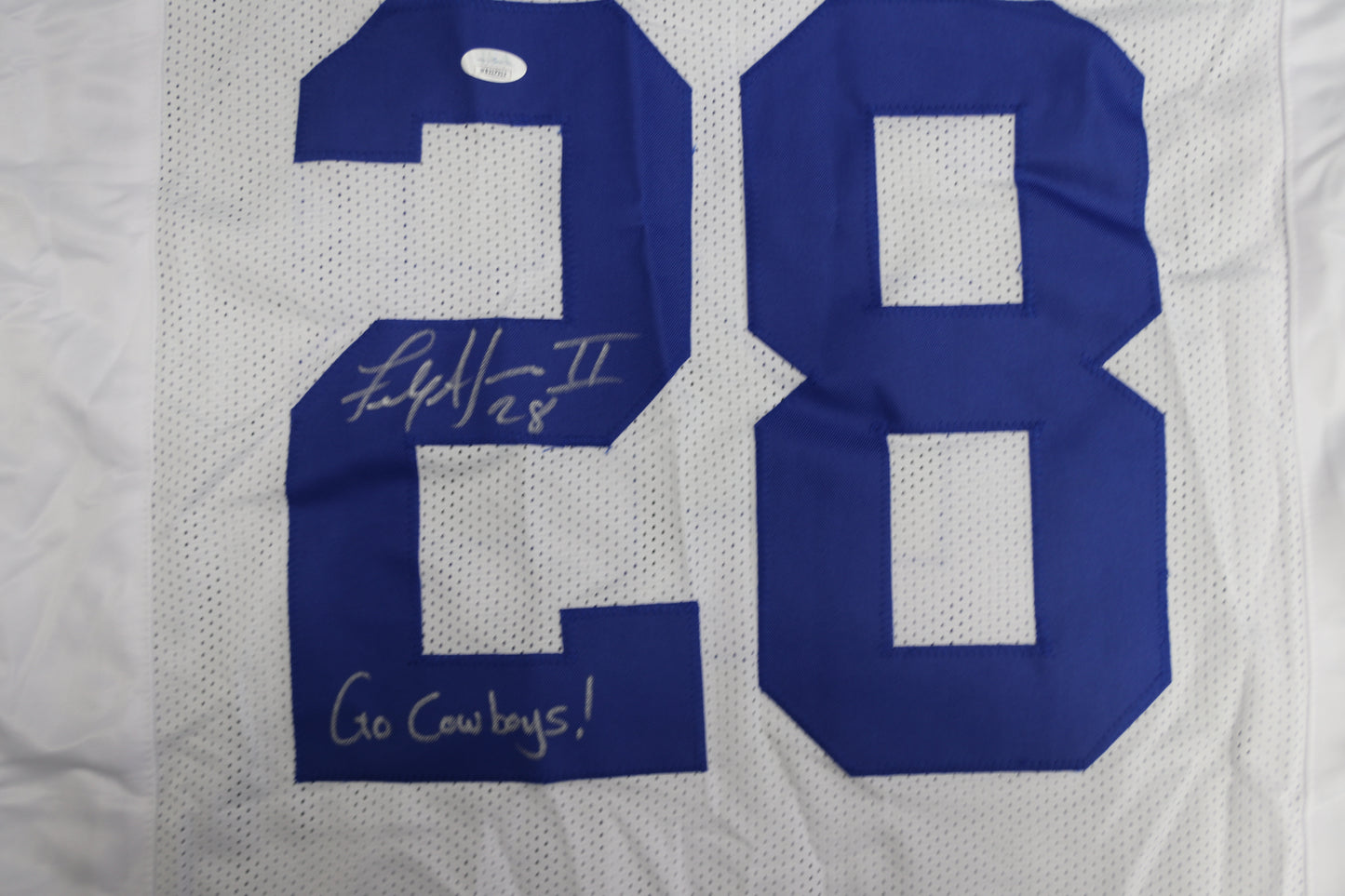 FELIX JONES DALLAS COWBOYS SIGNED JERSEY Razorbacks w/GoCowboys XL JSA