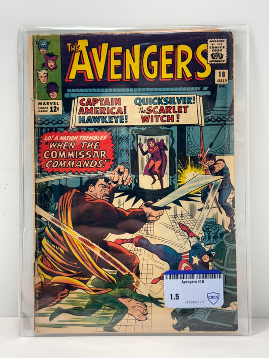 Avengers #18 (1965) "When The Commissar Commands!" CBCS Comic Review 1.5