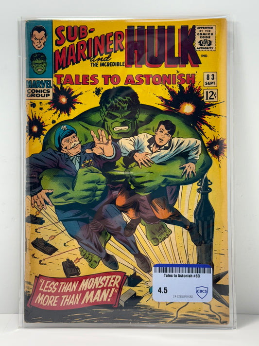 Tales To Astonish #83  Hulk Sub-Mariner CBCS Comic Review 4.5