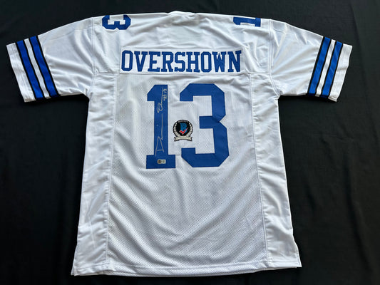 DEMARVION OVERSHOWN SIGNED WHITE JERSEY Dallas Cowboys BAS
