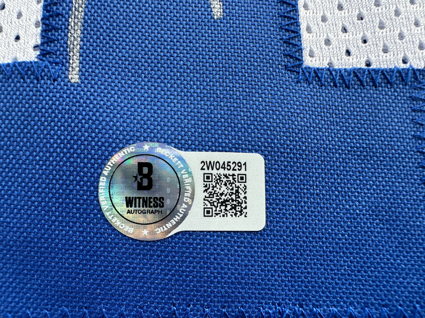 DEMARVION OVERSHOWN SIGNED WHITE JERSEY Dallas Cowboys BAS