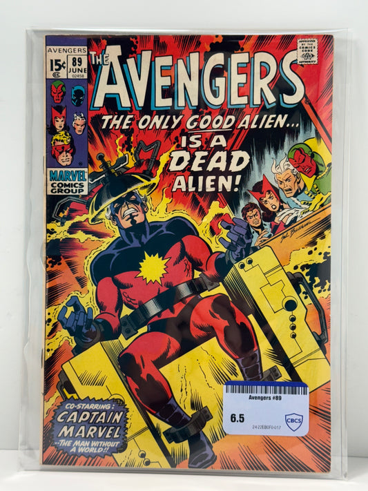The Avengers #89 KEY ISSUE: BEGINS KREE/SKRULL WAR CBCS Comic Review 6.5