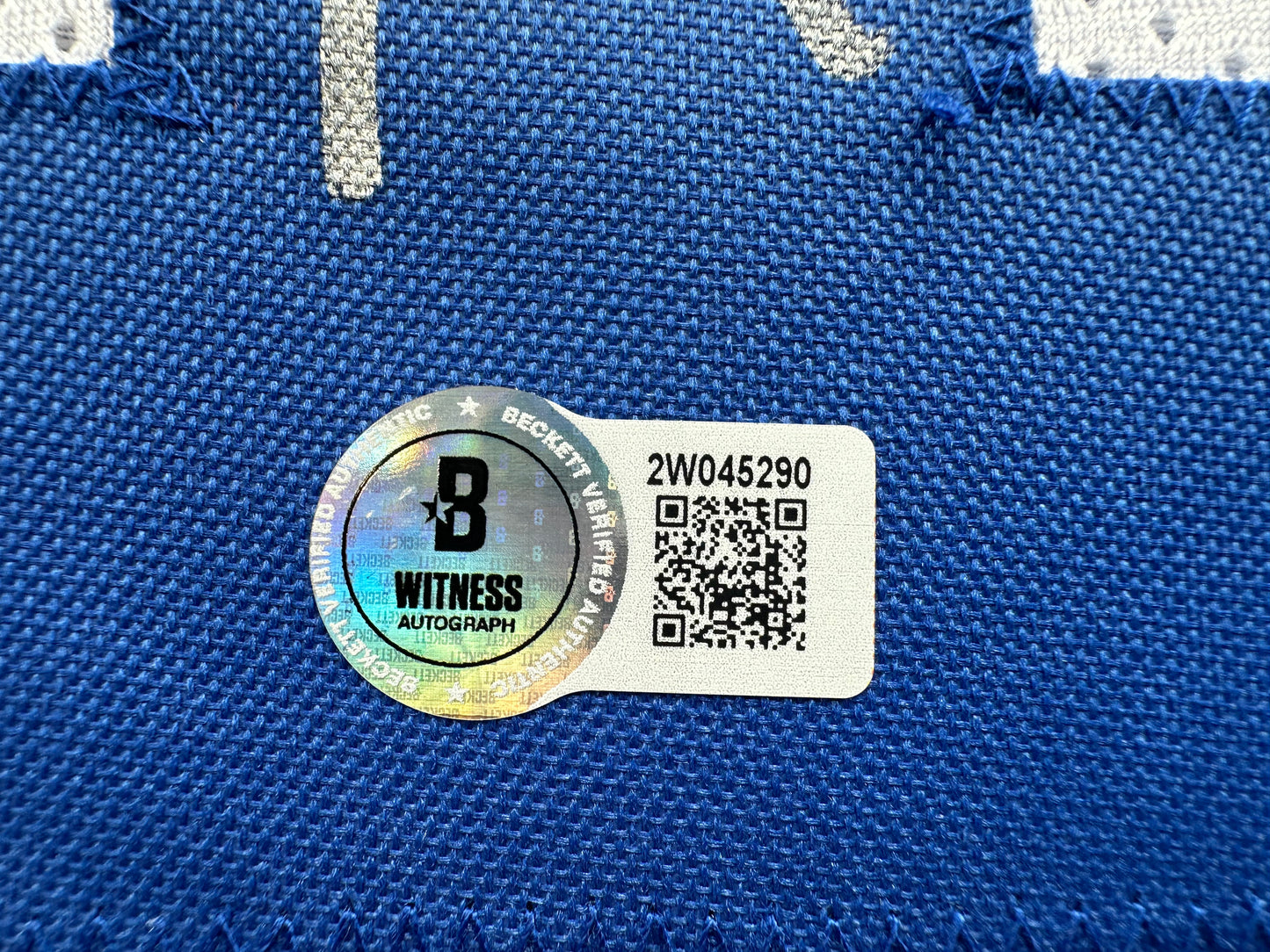 DEMARVION OVERSHOWN SIGNED WHITE JERSEY Dallas Cowboys BAS