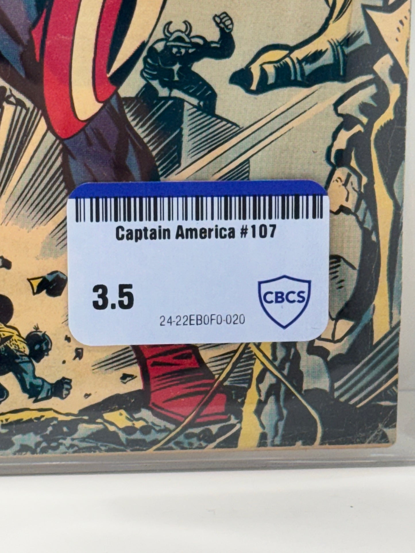 Captain America #107 KEY Marvel Comic Silver Age November 1968 CBCS Comic Review 3.5