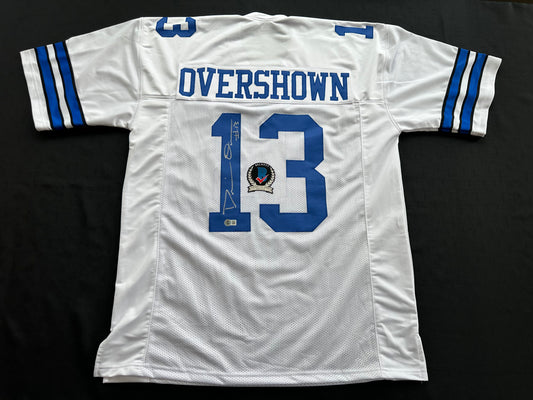 DEMARVION OVERSHOWN SIGNED WHITE JERSEY Dallas Cowboys BAS