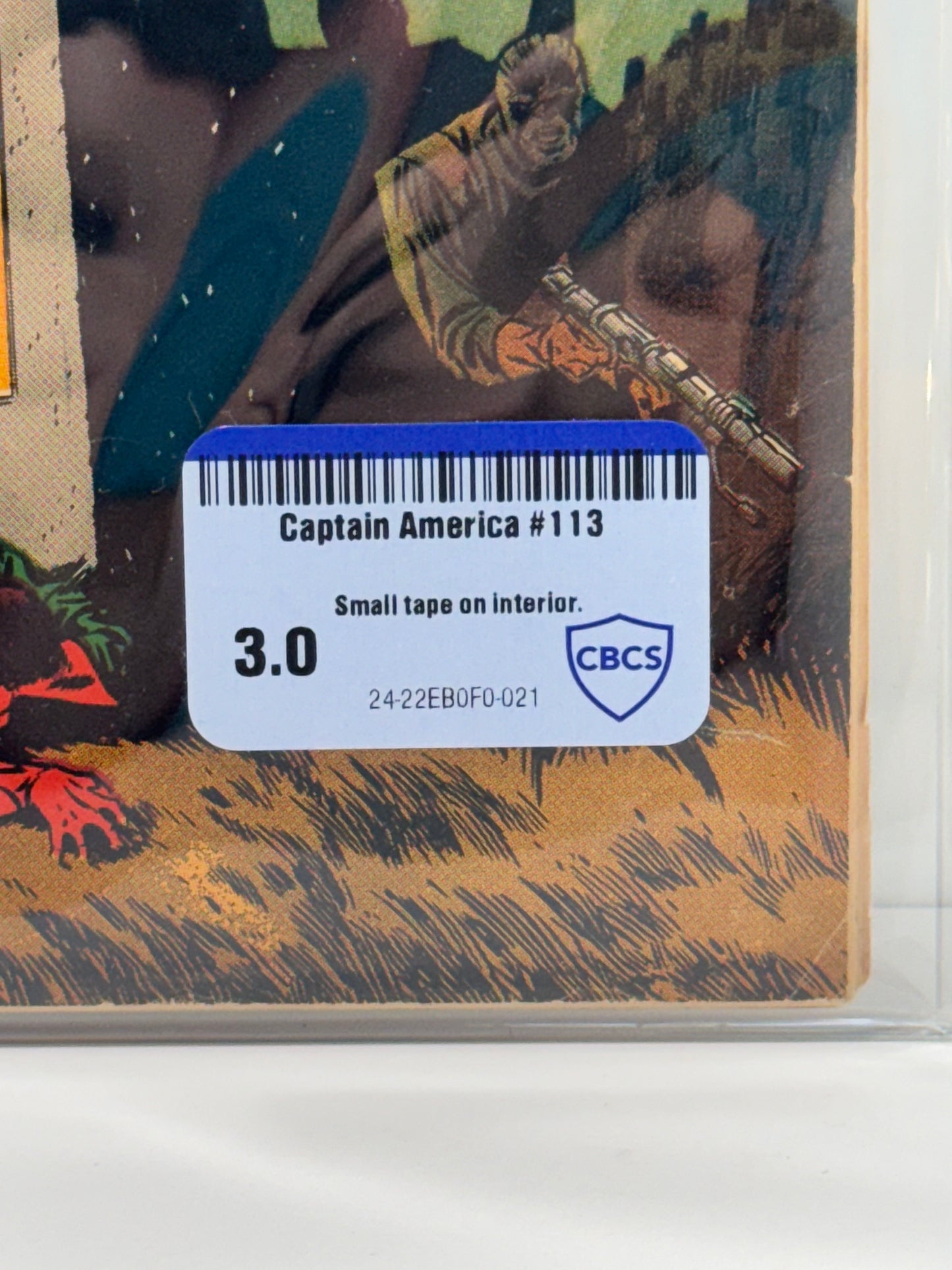 Captain America #113 Comic Book Jim Steranko Cover CBCS Comic Review 3.0