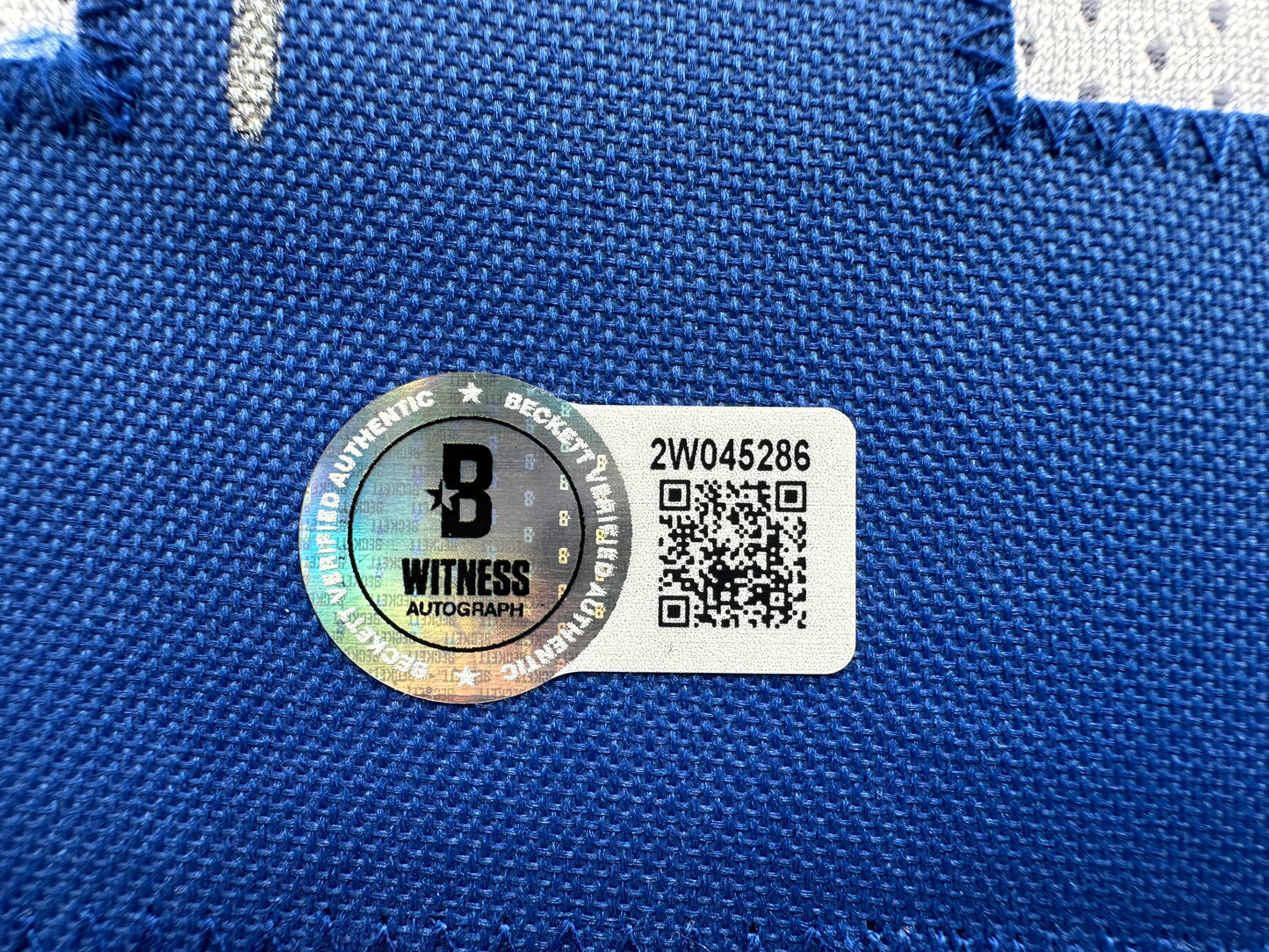 DEMARVION OVERSHOWN SIGNED WHITE JERSEY Dallas Cowboys BAS