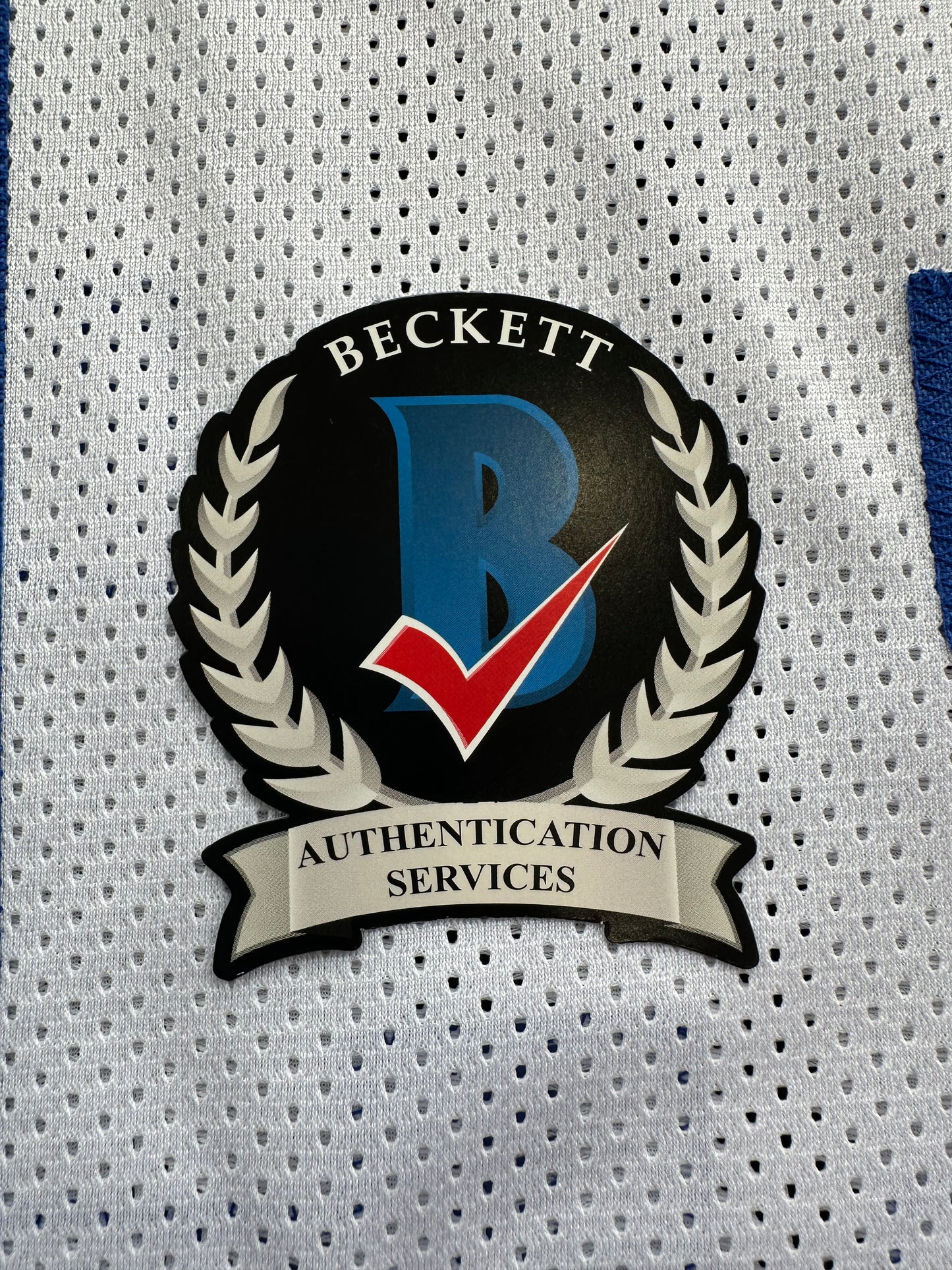 DEMARVION OVERSHOWN SIGNED WHITE JERSEY Dallas Cowboys BAS