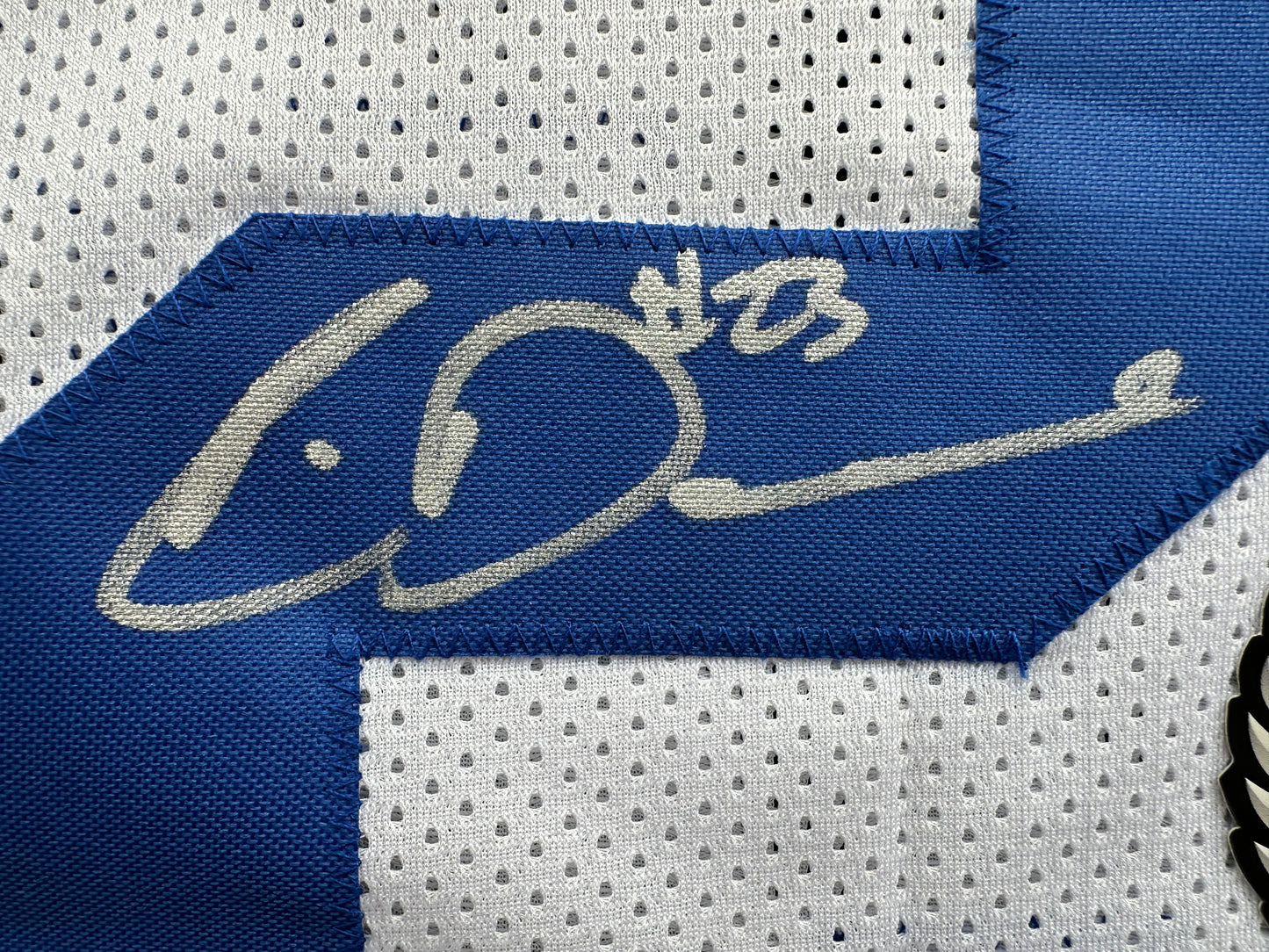 RICO DOWDLE SIGNED WHITE DALLAS COWBOYS JERSEY South Carloina Gamecocks BAS