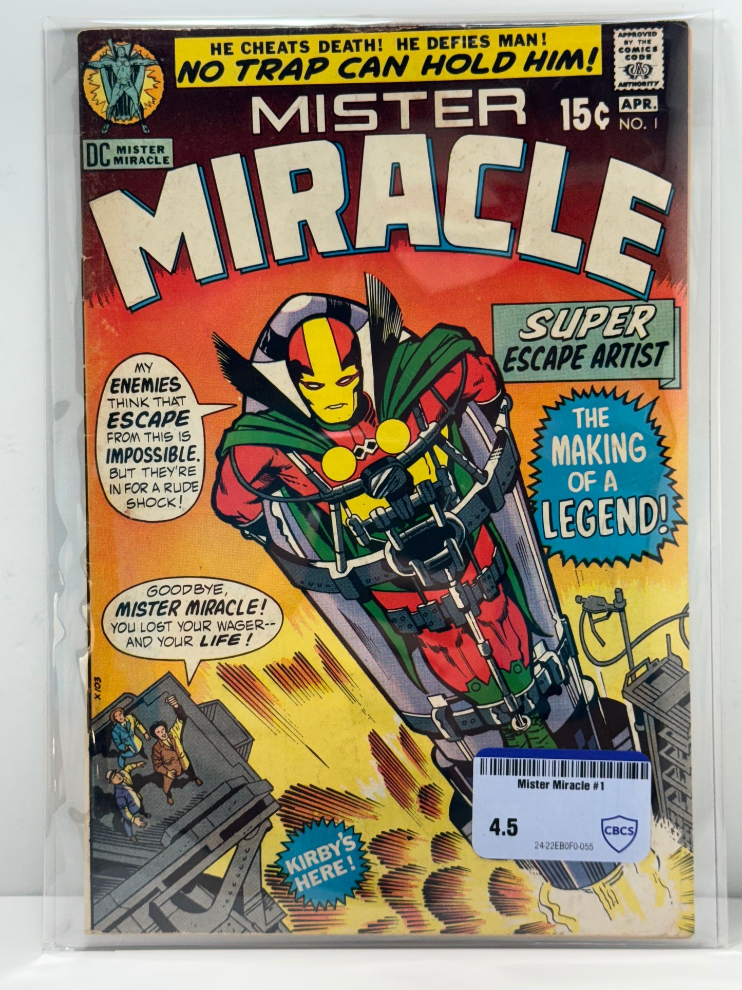 Mister Miracle #1 1971 1st app. Mr. Miracle CBCS Comic Review 4.5