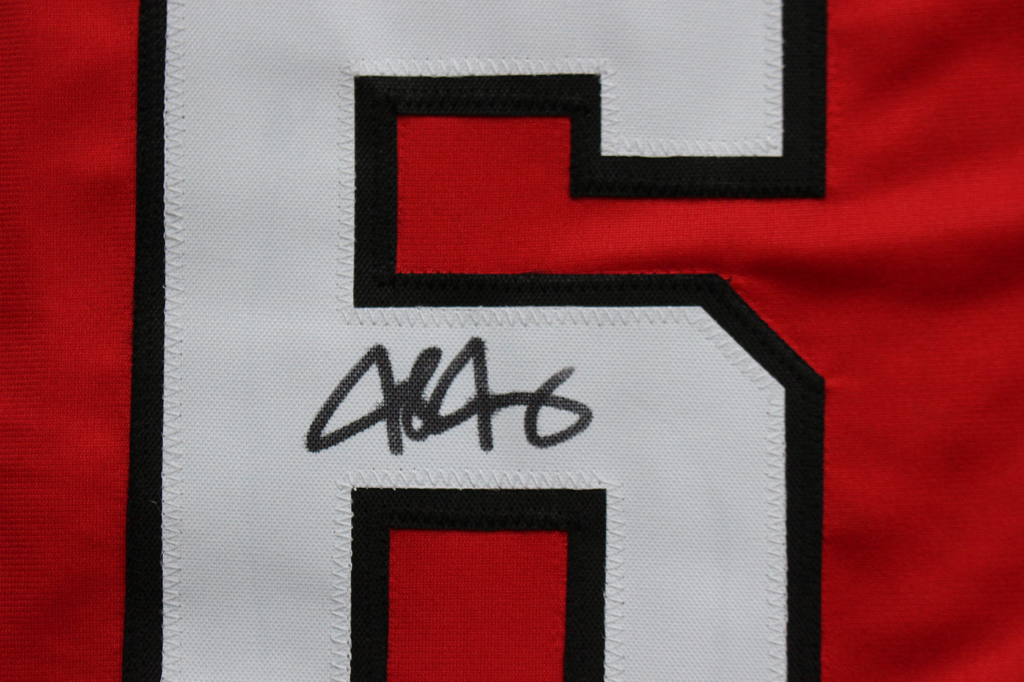 JOSH JUNG TEXAS TECH RED RAIDERS SIGNED BASEBALL JERSEY Texas Rangers BAS