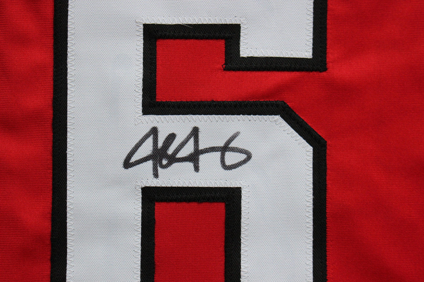 JOSH JUNG TEXAS TECH RED RAIDERS SIGNED BASEBALL JERSEY Texas Rangers BAS