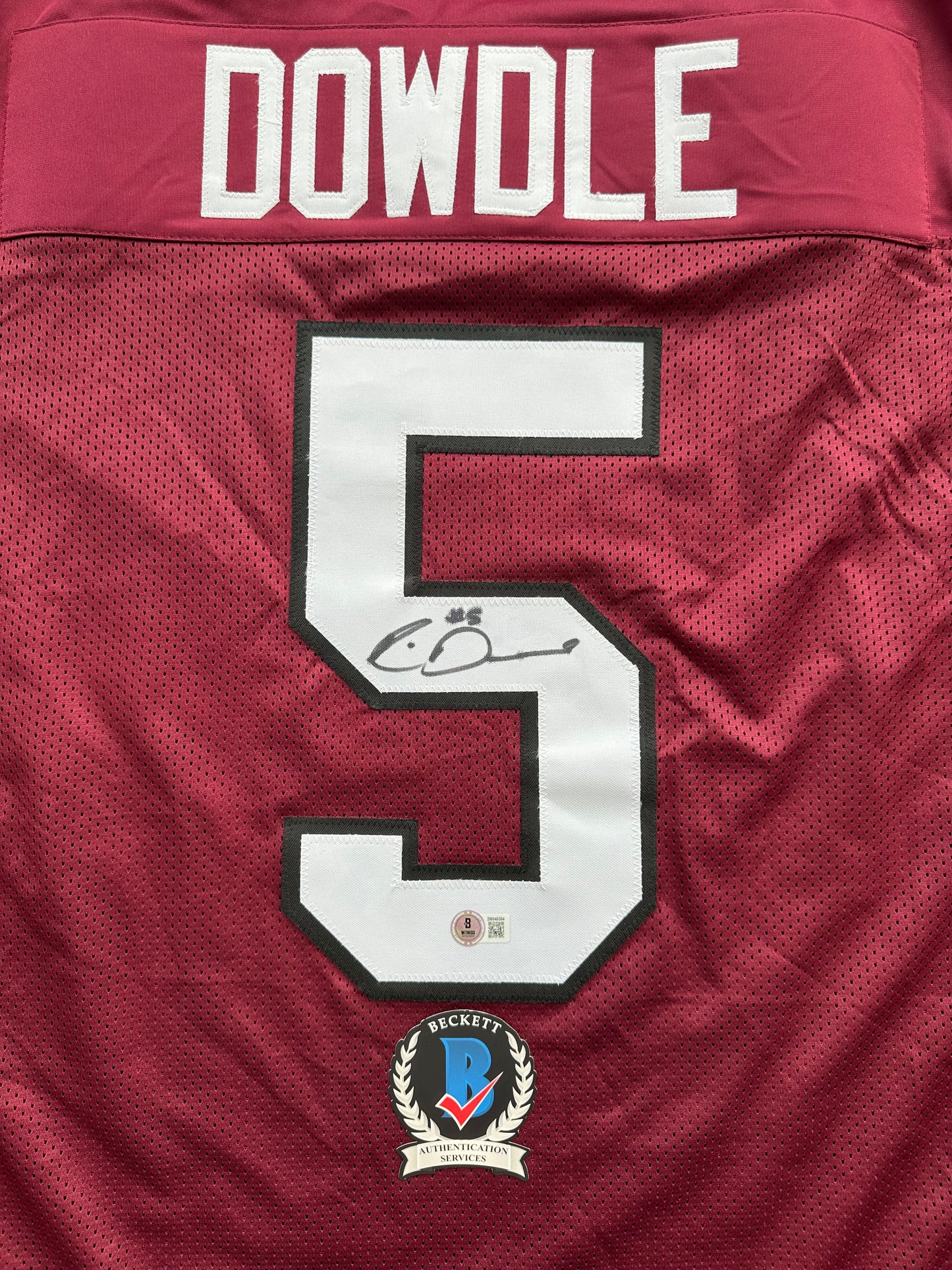 RICO DOWDLE SIGNED MAROON SOUTH CAROLINA JERSEY Dallas Cowboys BAS