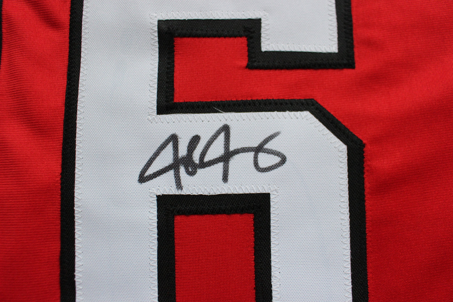 JOSH JUNG TEXAS TECH RED RAIDERS SIGNED BASEBALL JERSEY Texas Rangers BAS
