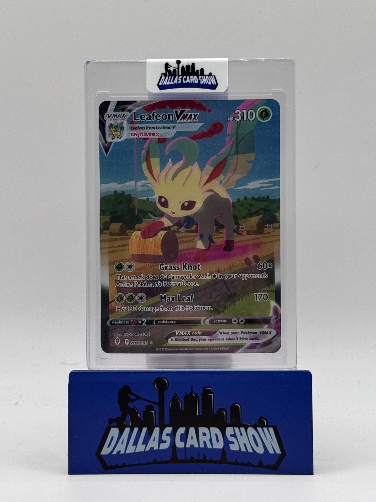 2021 Pokemon - Leafeon VMAX (Alternate Art) - 205/203 Evolving Skies