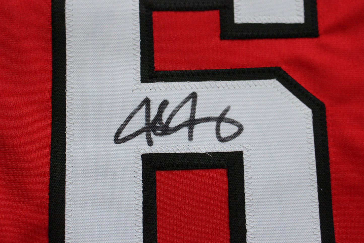 JOSH JUNG TEXAS TECH RED RAIDERS SIGNED BASEBALL JERSEY Texas Rangers BAS
