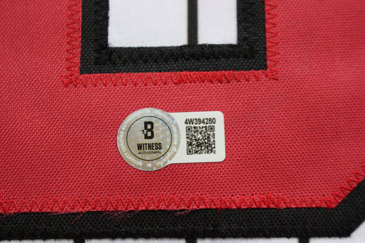 JOSH JUNG TEXAS TECH RED RAIDERS SIGNED PINSTRIPE JERSEY Texas Rangers BAS