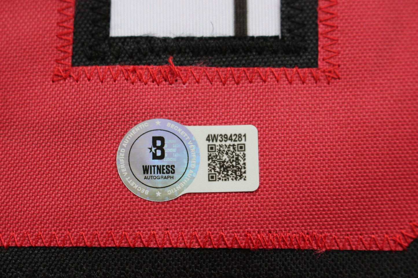 JOSH JUNG TEXAS TECH RED RAIDERS SIGNED PINSTRIPE JERSEY Texas Rangers BAS