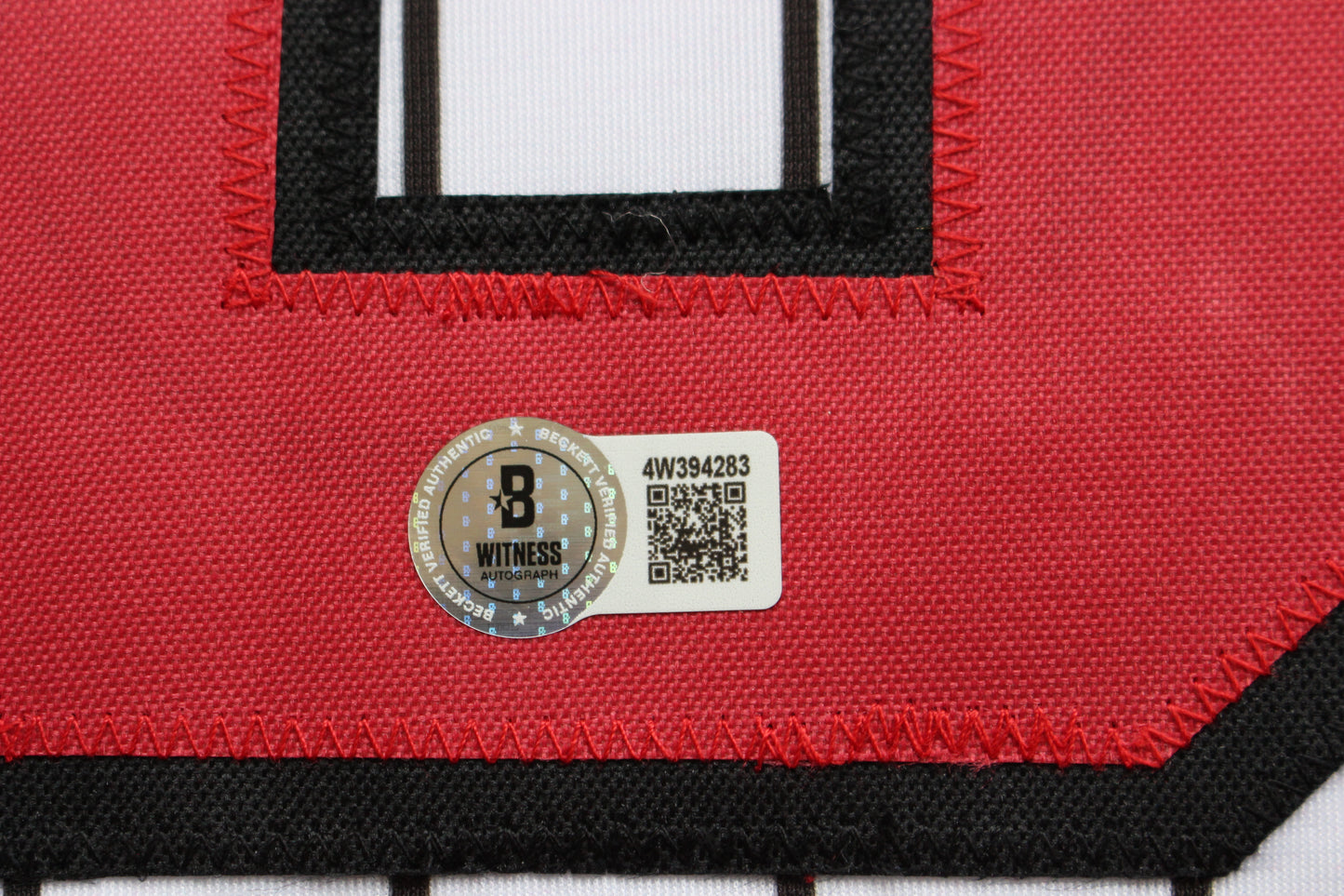 JOSH JUNG TEXAS TECH RED RAIDERS SIGNED PINSTRIPE JERSEY Texas Rangers BAS
