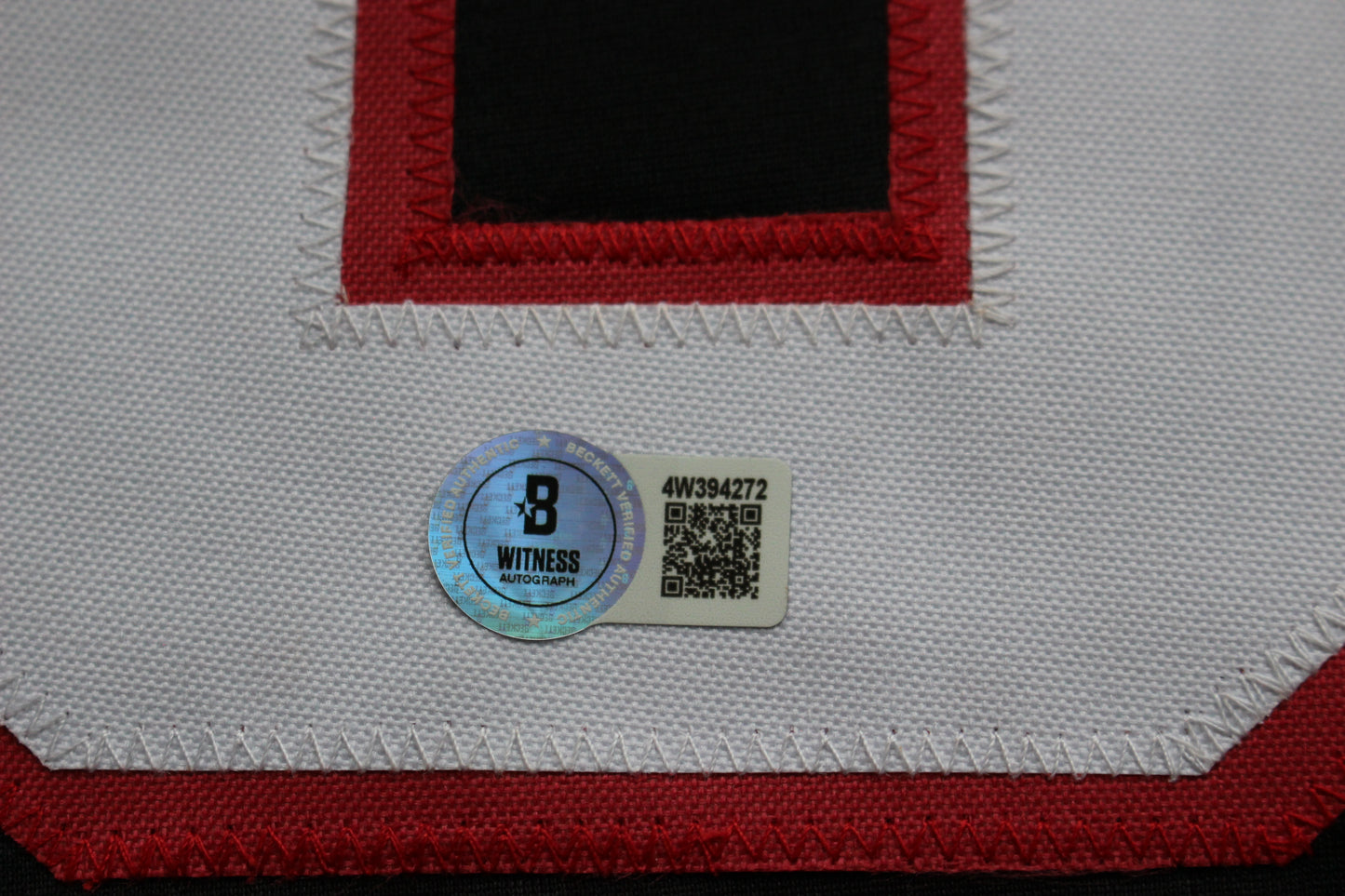 JOSH JUNG TEXAS TECH RED RAIDERS SIGNED BLACK JERSEY Texas Rangers BAS