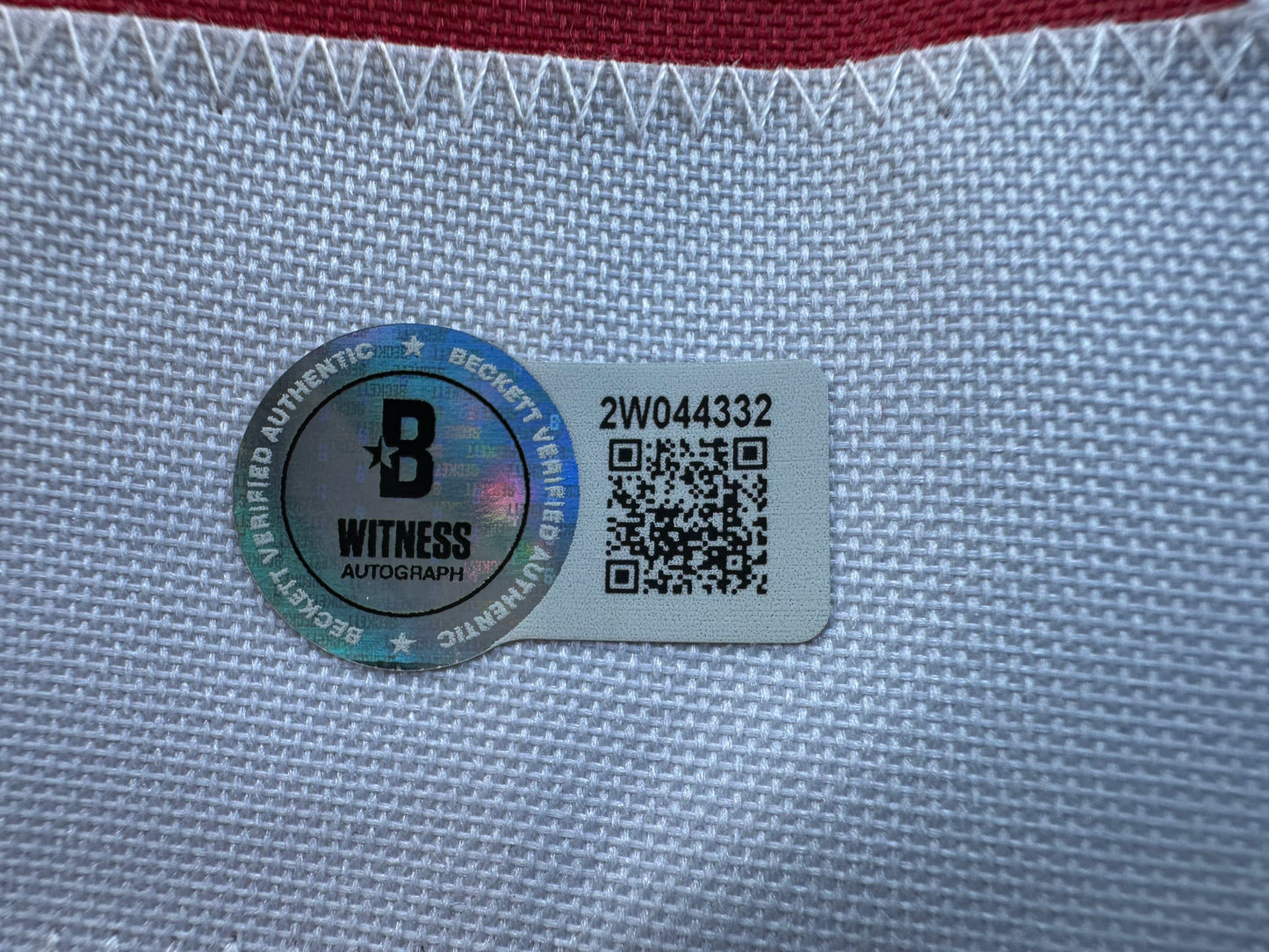 ZACH THOMAS SIGNED BLACK FOOTBALL JERSEY Texas Tech Raiders BAS