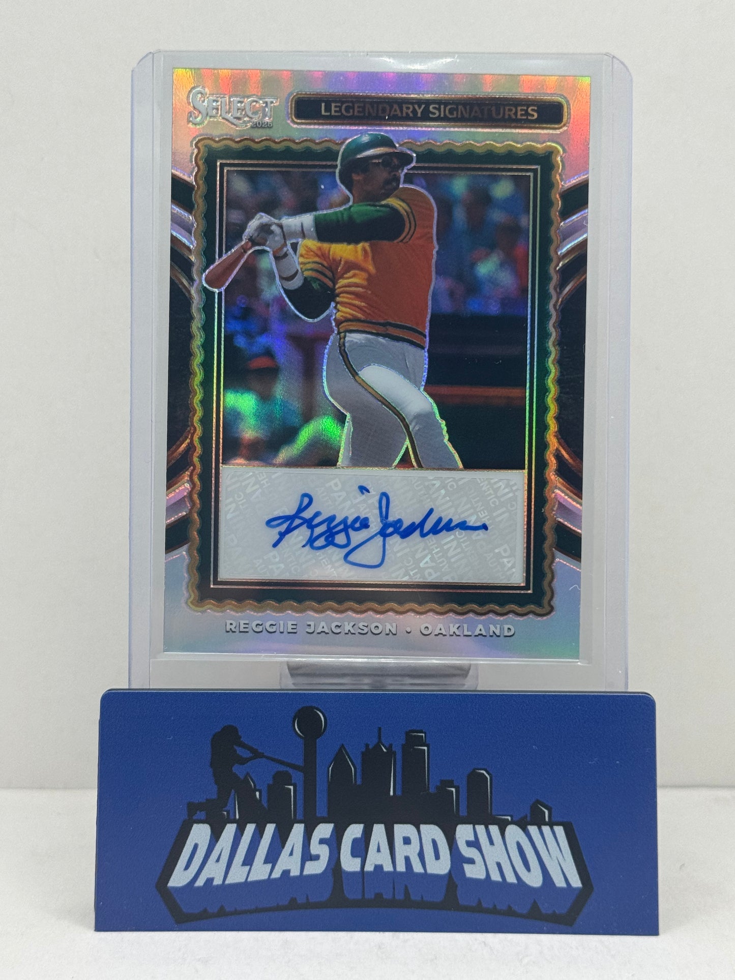 2025 Panini Select #LS-RJ Reggie Jackson Silver Legendary Signatures Autograph