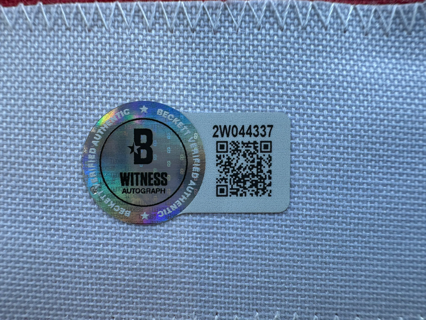 ZACH THOMAS SIGNED BLACK FOOTBALL JERSEY Texas Tech Raiders BAS