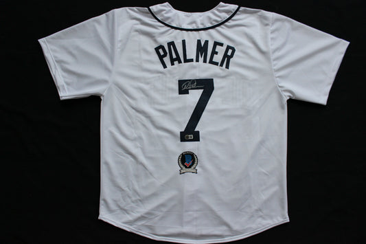 DEAN PALMER DETROIT TIGERS SIGNED HOME JERSEY Texas Rangers Royals BAS
