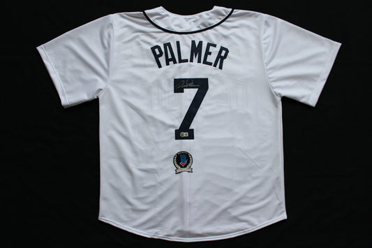 DEAN PALMER DETROIT TIGERS SIGNED HOME JERSEY Texas Rangers Royals BAS