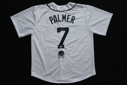 DEAN PALMER DETROIT TIGERS SIGNED HOME JERSEY Texas Rangers Royals BAS
