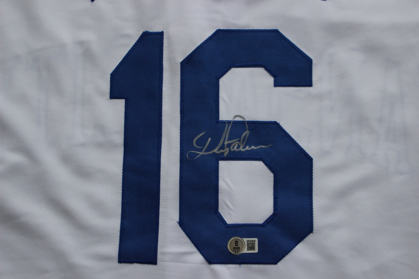 DEAN PALMER KANSAS CITY ROYALS SIGNED JERSEY Tigers Rangers BAS COA