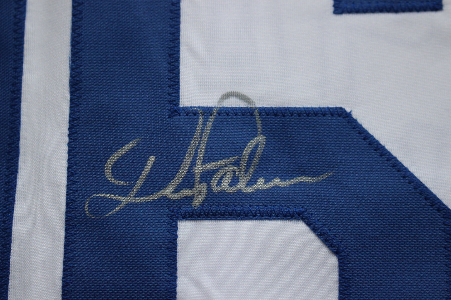 DEAN PALMER KANSAS CITY ROYALS SIGNED JERSEY Tigers Rangers BAS COA