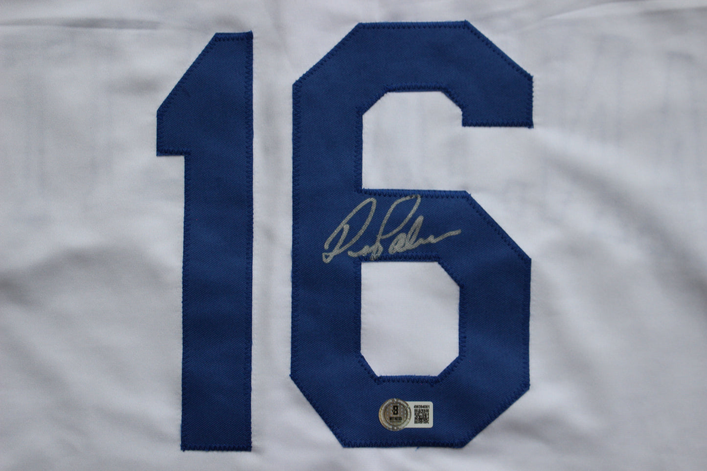 DEAN PALMER KANSAS CITY ROYALS SIGNED JERSEY Tigers Rangers BAS COA